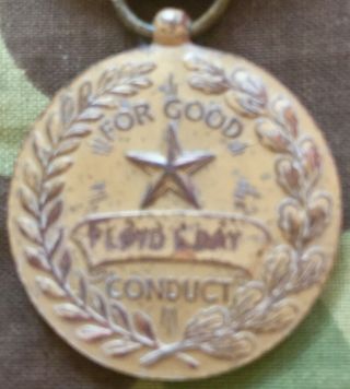 Engraved Wwii Army Good Conduct Medal Named To Floyd Lee Day Possible 54th Aib