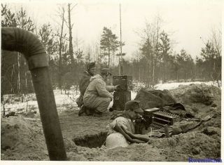 Press Photo: Best German Signals Troops For 21cm Mörser Batterie; Russia 1944