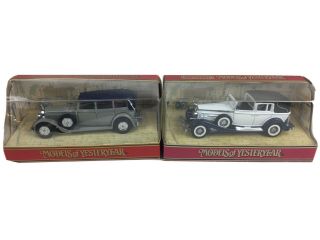 Matchbox Models Of Yesteryear 1:43 Y40 1931 Benz/ Y34b 1933 Cadillac 452 V16