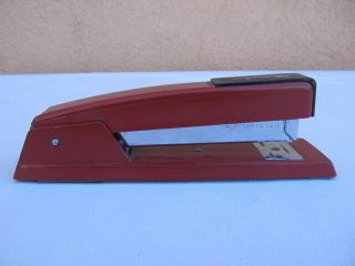 Vintage Swingline Stapler Red Made In Long Island City Ny Usa