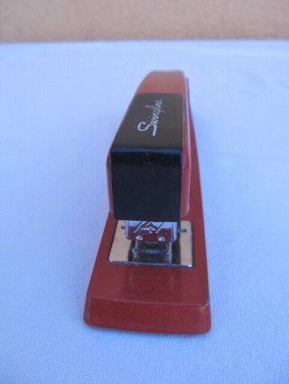Vintage Swingline Stapler Red Made in Long Island City NY USA 2