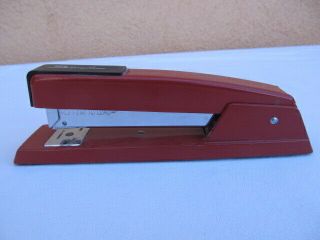 Vintage Swingline Stapler Red Made in Long Island City NY USA 3