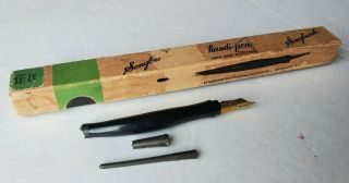 Vintage Sengbusch No.  99 Extra - Fine Handi - Pen Milwaukee,  Wi Box And Broken Pen