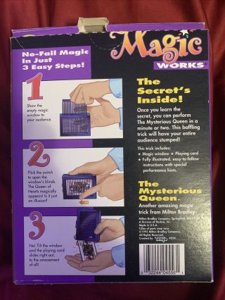 The Mysterious Queen - Magic Milton Bradley Card Trick - Tenyo Like 2