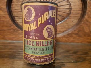 Royal Purple Brand Lice Killer 1930 