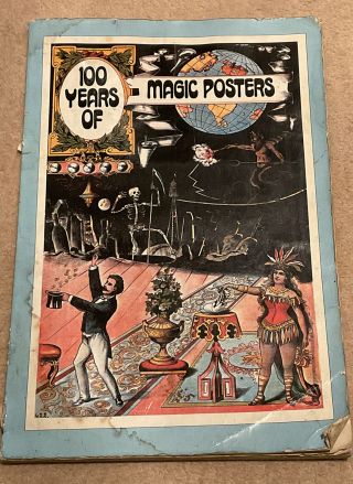 100 Years Of Magic Posters Large Book Charles Reynolds 0246109580 Houdini Wanda