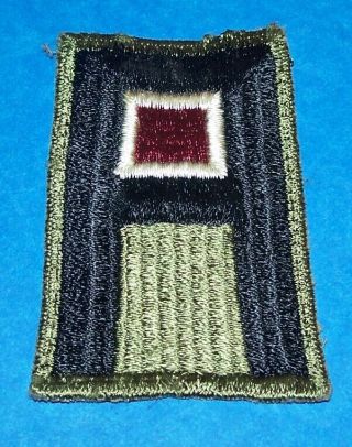 Cut - Edge Ww2 1st Army Medical Ribbed Weave Patch Off Uniform