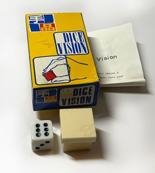Tenyo Dice Vision (t - 4) Circa 1970s / Vintage Tenyo Magic Trick