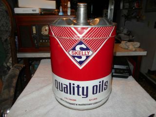 Skelly Oil Company 5 Gal.  Empty