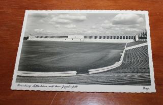 Wwii World War Ii Postcard German Nurnberg Zeppelin Field