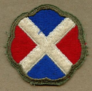 Ww2 17th Infantry Ghost Division Patch Cut Edge No Glow