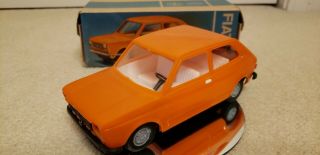 Vintage Gdr Ddr Anker Spielzeug Fiat 127 East Germany Toy Car Friction M 1:20