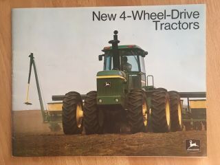 1974 John Deere 8430 8630 4 Wheel Tractor Brochure 1st Year 48 Pgs