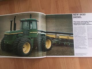 1974 John Deere 8430 8630 4 Wheel tractor brochure 1st Year 48 pgs 3
