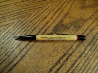 Vintage Redipoint Mechanical Pencil Tarrant Electric Machinery Co Wichita Kans