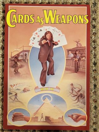 Cards As Weapons Ricky Jay (autographed,  1st Edition,  1977)