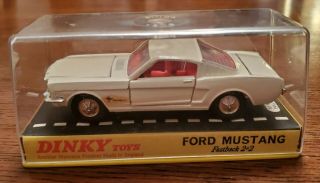 Dinky Toys Ford Mustang Fastback 2,  2 No.  161 Good