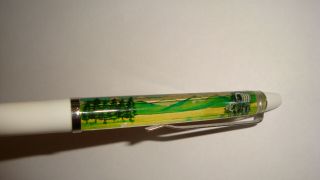 Vintage Bubble Floaty Pen Oregon Trail Centennial Oxen Pulling Covered Wagon