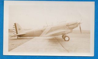 1930 - 40s Usaaf Consolidated P - 30 Fighter Aircraft Photo