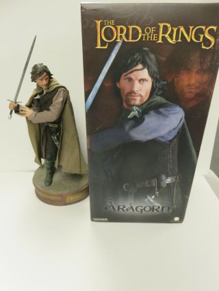 Aragorn Premium Format Statue 35/1000 Lord Of The Rings Sideshow 7159 Zq