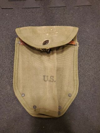 1944 Ww2 Us Army Military Trenching Tool Shovel Carrier Cover Kenwood