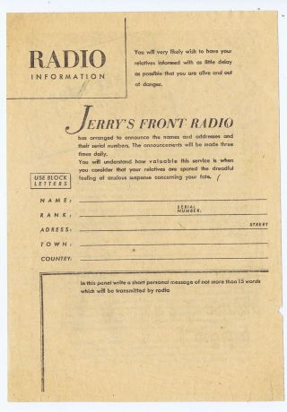 German Surrender Leaflets To Gis Wwii U.  S.  Leaflet To German Soldiers
