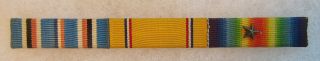 Early Wwii 3 Place Ribbon Bar