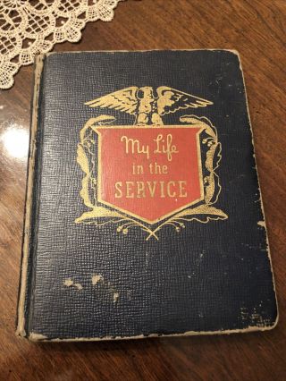 My Life In The Service Military Log Book 1942 Wwii Army 14th Fighter Squadron