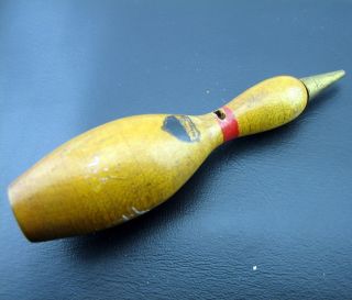Heddin Pencil Vintage Wooden Bowling Ball Advertising Mechanical Pencil