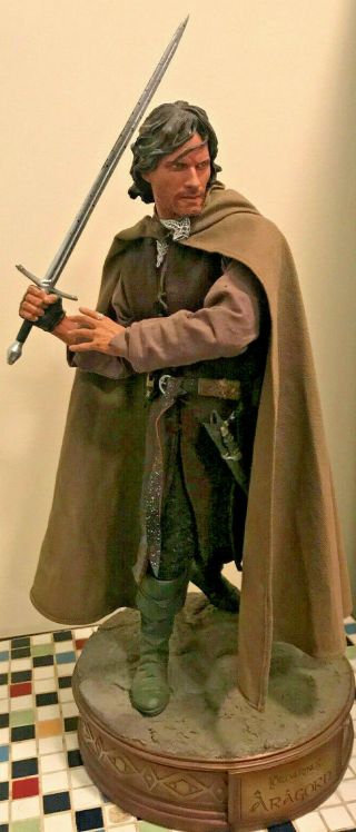 Sideshow LOTR Premium Format Aragorn 1:4 scale Exlusive Limited Edition 232/850 3