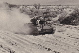 Wwii Photo M18 Hellcat Tank Destroyer In Desert 1943 Camp Seeley Ca 56