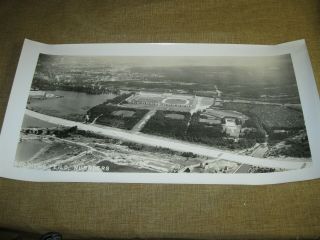 Panoramic Aerial Photo German Nuremberg Rally Stadium Zeppelin Field