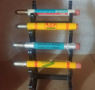 4 Farm Bullet Pencils Dekalb Seed Corn And More