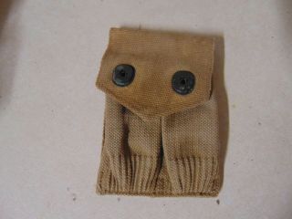 Us Military Vintage Ww1 World War One Ammo Pouch Dated Fed 1919 2