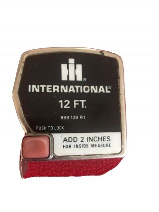 Ih International Harvester 12 Foot Tape Measure Tool