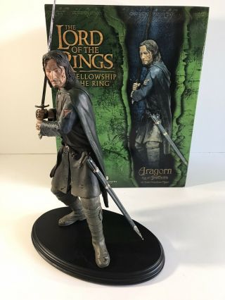 Sideshow Weta Lord Of The Rings Aragorn Son Of Arathorn Statue