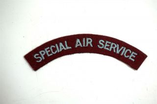 Ww2 British Special Air Service Commando Arc Shoulder Title Patch
