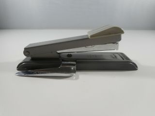 Vintage Bostitch B8 - Gray Desktop Metal Stapler W/ Staple Remover - Made In Usa