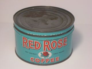 Red Rose Coffee Tin 1/2 Pound Canada