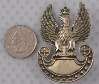 Poland Ww2 Polish Armed Forces In The West Military Hat Badge