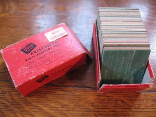 Vintage 1962 Box Of Matico Aristoflex Vinyl Asbestos Floor Tiles 55 Samples 3x3