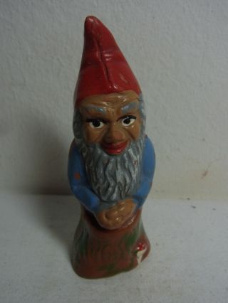 Vintage German Ceramic Garden Yard Gnome Bv3
