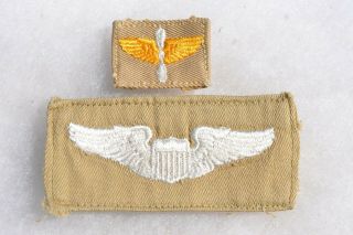 Usaaf Us Army Air Force Pilot Wings Full Size 3 Inches Uniform Shirt Cloth Patch