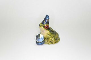 Windstone Editions Wizad Frog PeÑa 94 Fortune Teller W/ Crystal Ball