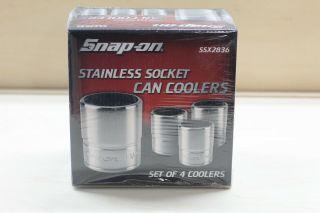 Snap - On Stainless Socket Can Cooler Ssx2836 Nib Opened Only For Pictures