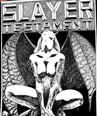 Slayer & Testament - Poster By Kozik 1991 Punk - Austin Scarce