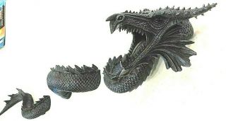 Three Piece Dragon Wall Sculpture By Mystical Creations 3d Realistic Look