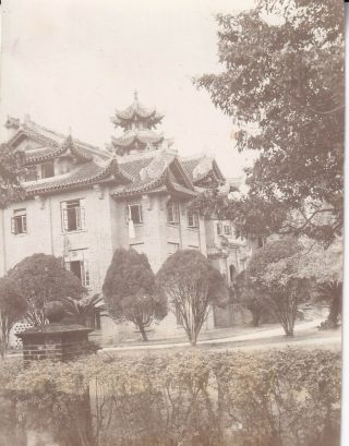 Wwii Snapshot Photo Chinese College Chengtu (chengdu) China 1944 Cbi 3