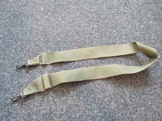 Wwii Us Army M - 1936 Mussette Bag Strap 1944 Dated Us And Lee Marked