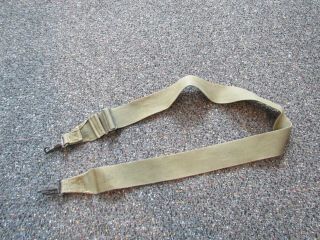WWII US Army M - 1936 mussette bag strap 1944 dated US and Lee marked 2